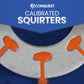 Squirter washers - calibrated squirters