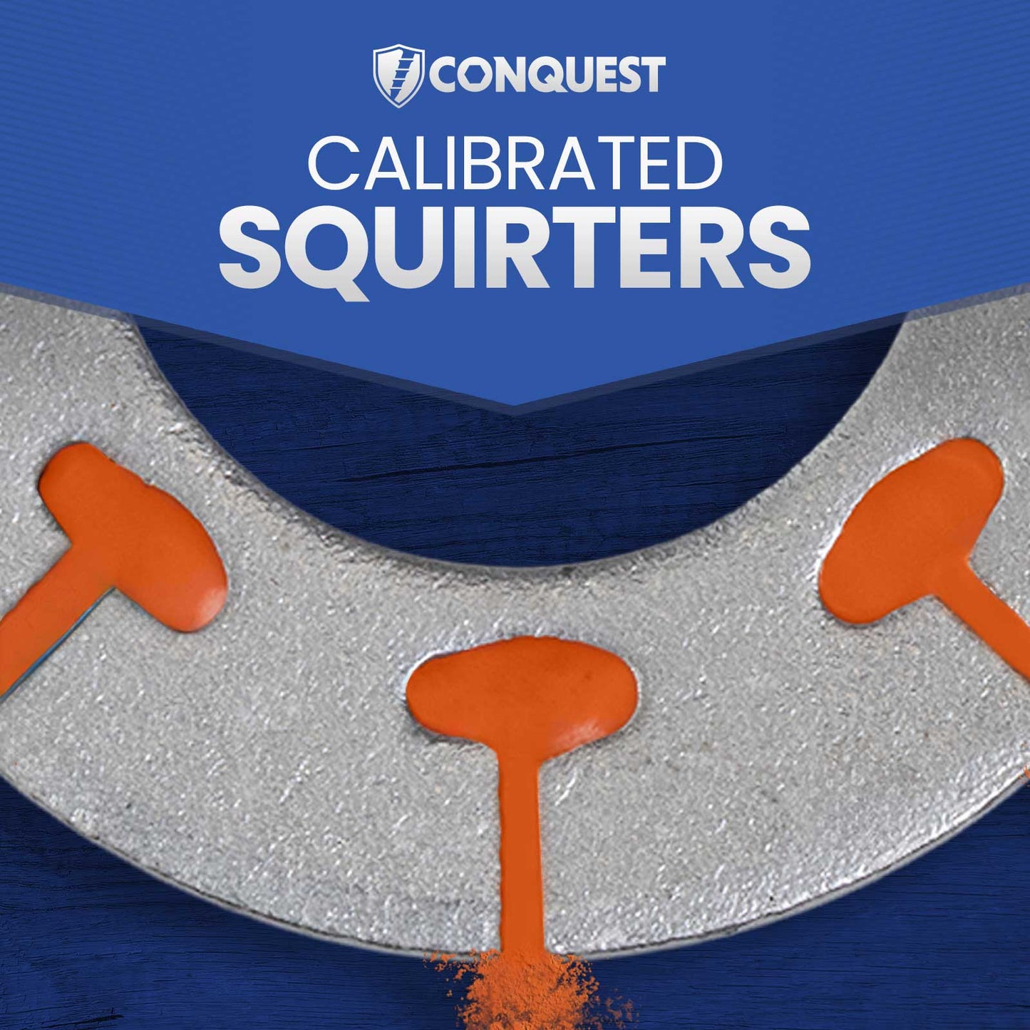 Squirter washers - calibrated squirters