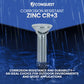 corrosion resistant zinc cr+3 finish