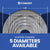 5 diameters available of squirter washers