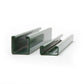1-5/8" x 3-1/4" Solid Strut Channel 3 ft. - Green Powder Coat/Paint