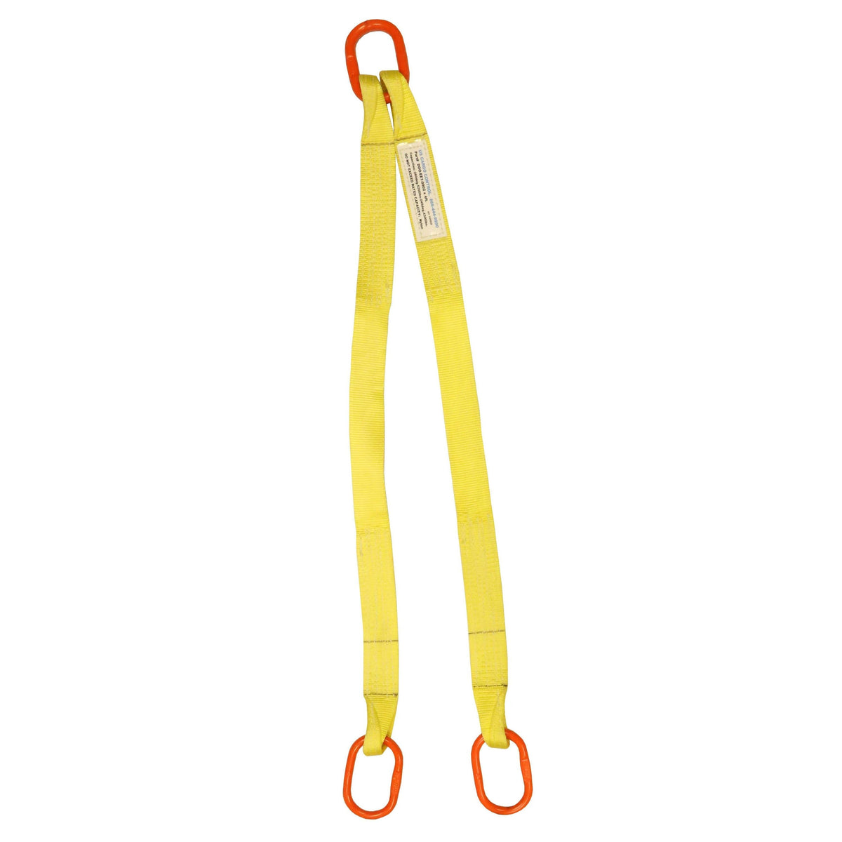 1"x8' (2 ply) Double Leg Nylon Sling w/ Master Link Both Ends