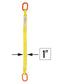 1"x14' (1 ply) Single Leg Nylon Sling w/ Master Link Both Ends
