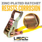 1" x 10' Ratchet Strap w/ S-Hook