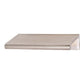 Hafele Tab Brass Cabinet Handle - Satin/Brushed Chrome