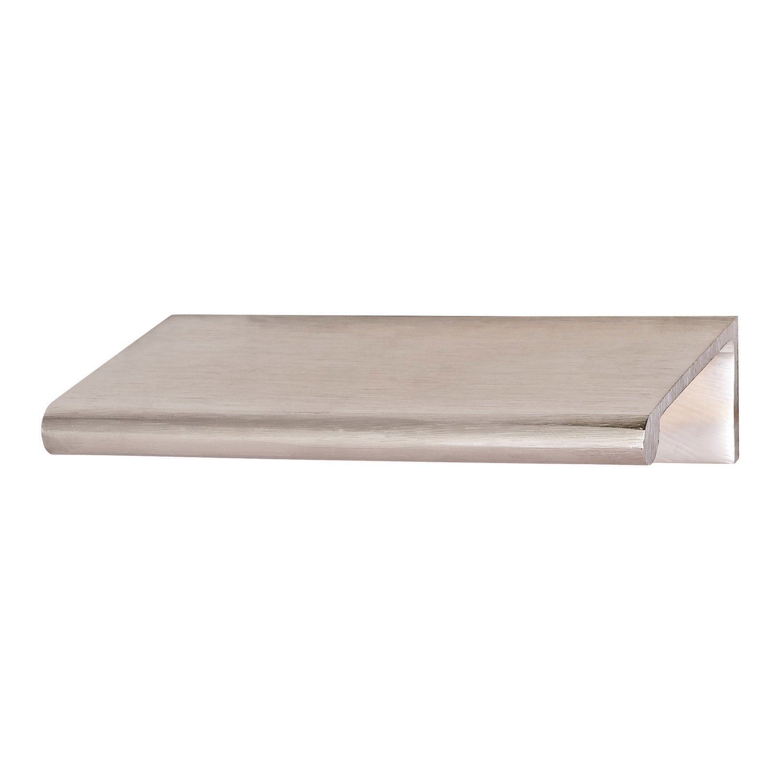Hafele Tab Brass Cabinet Handle - Satin/Brushed Chrome