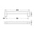Hafele Cube Cabinet Handle - Illustration