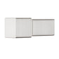 Hafele Cube Cabinet Knob - Satin/Brushed Nickel