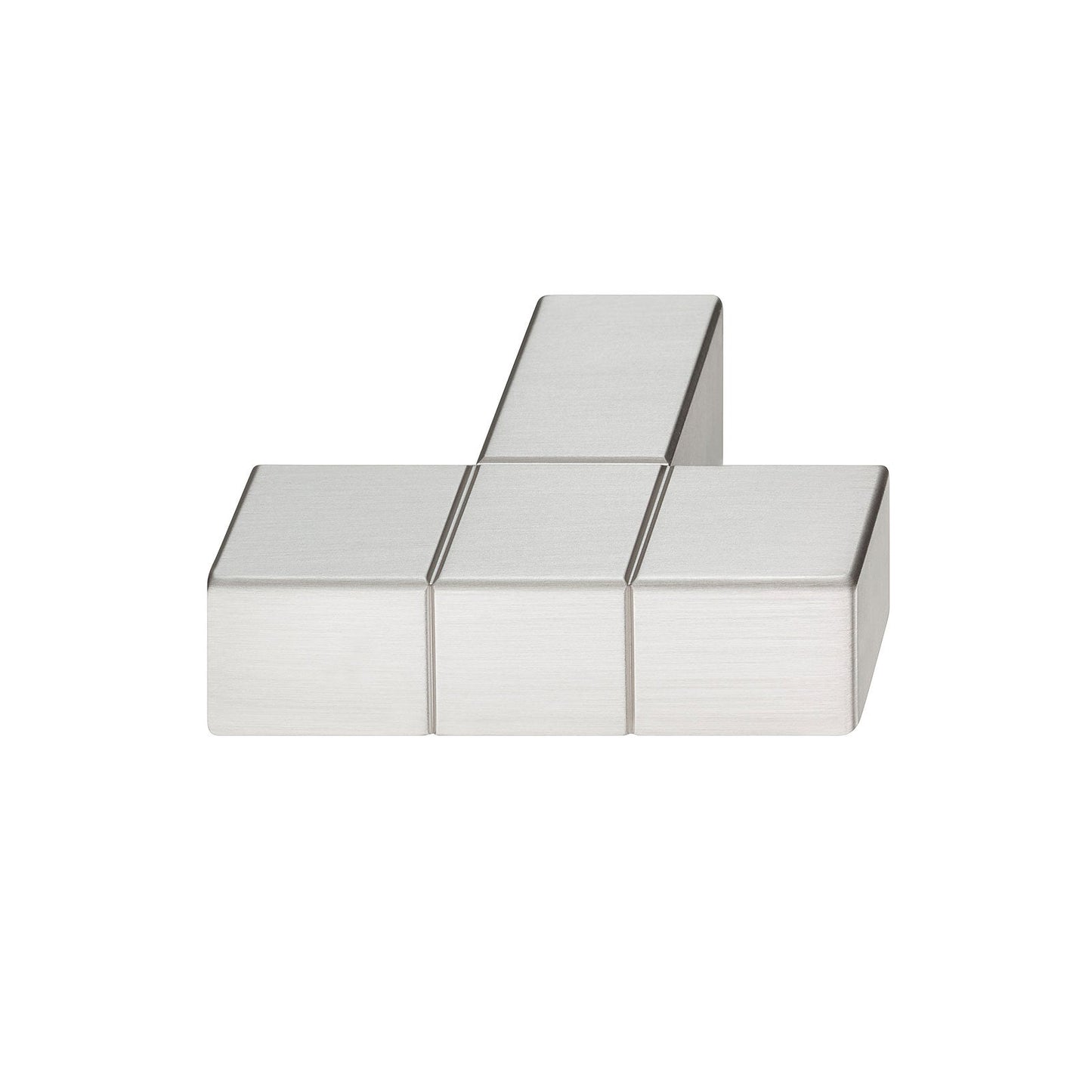 Hafele Cube T Knob - Satin/Brushed Nickel