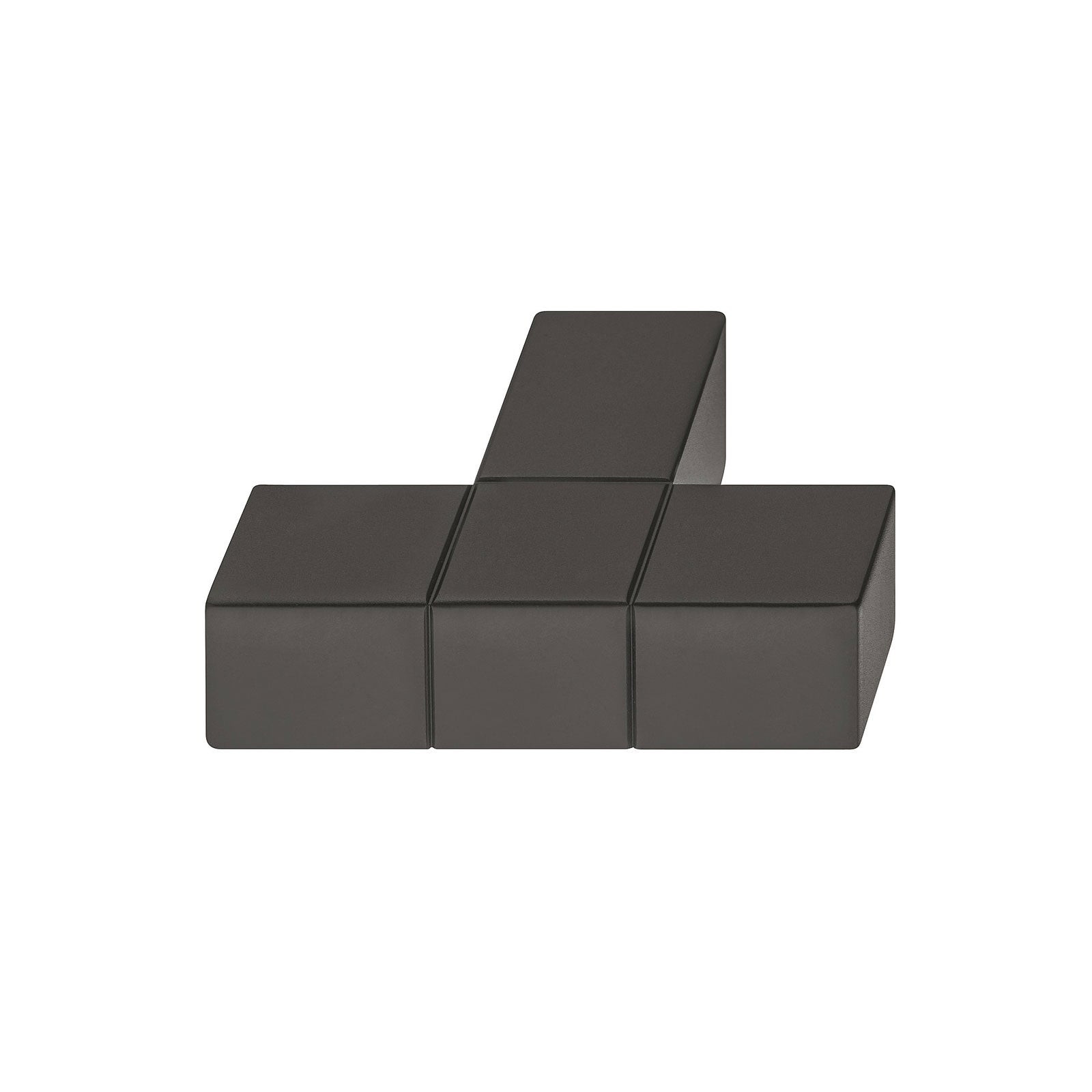 Hafele Cube T Knob - Matte Black