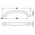 Hafele H2180 Cabinet Handle - Illustration