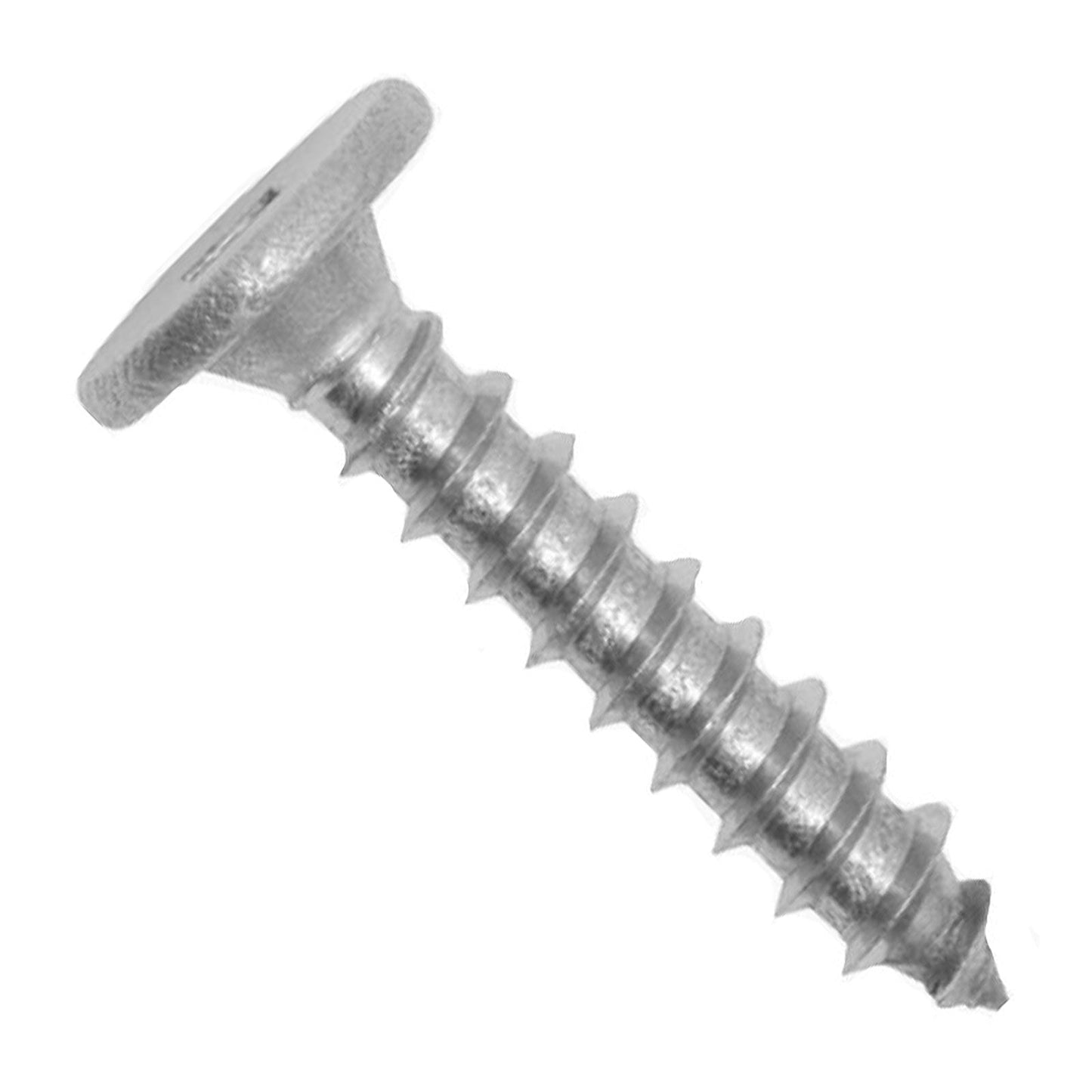 #10 x 1 inch Pancake Head Metal to Wood ST Clip Screw 304 Stainless Steel Pkg 250