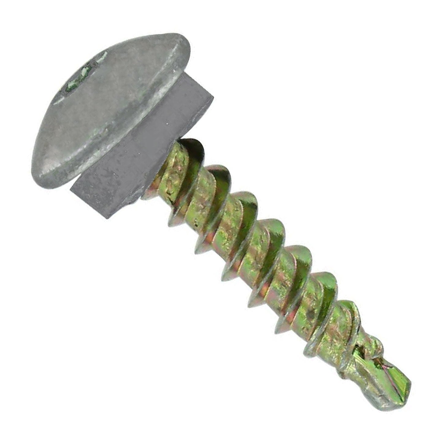 #10 x 1" Eclipse Woodbinder Metal Roofing Screw - Ash Gray