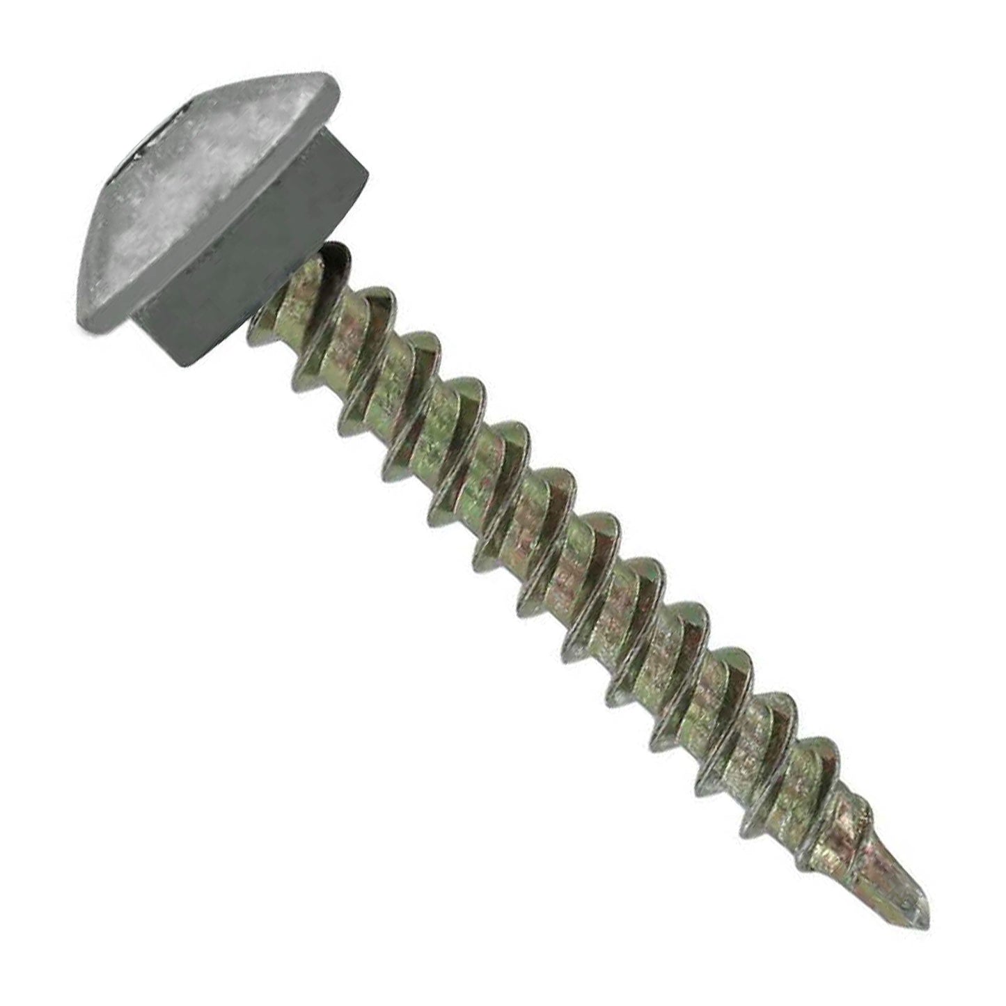 #10 x 1-1/2" Eclipse Woodbinder Metal Roofing Screw - Ash Gray