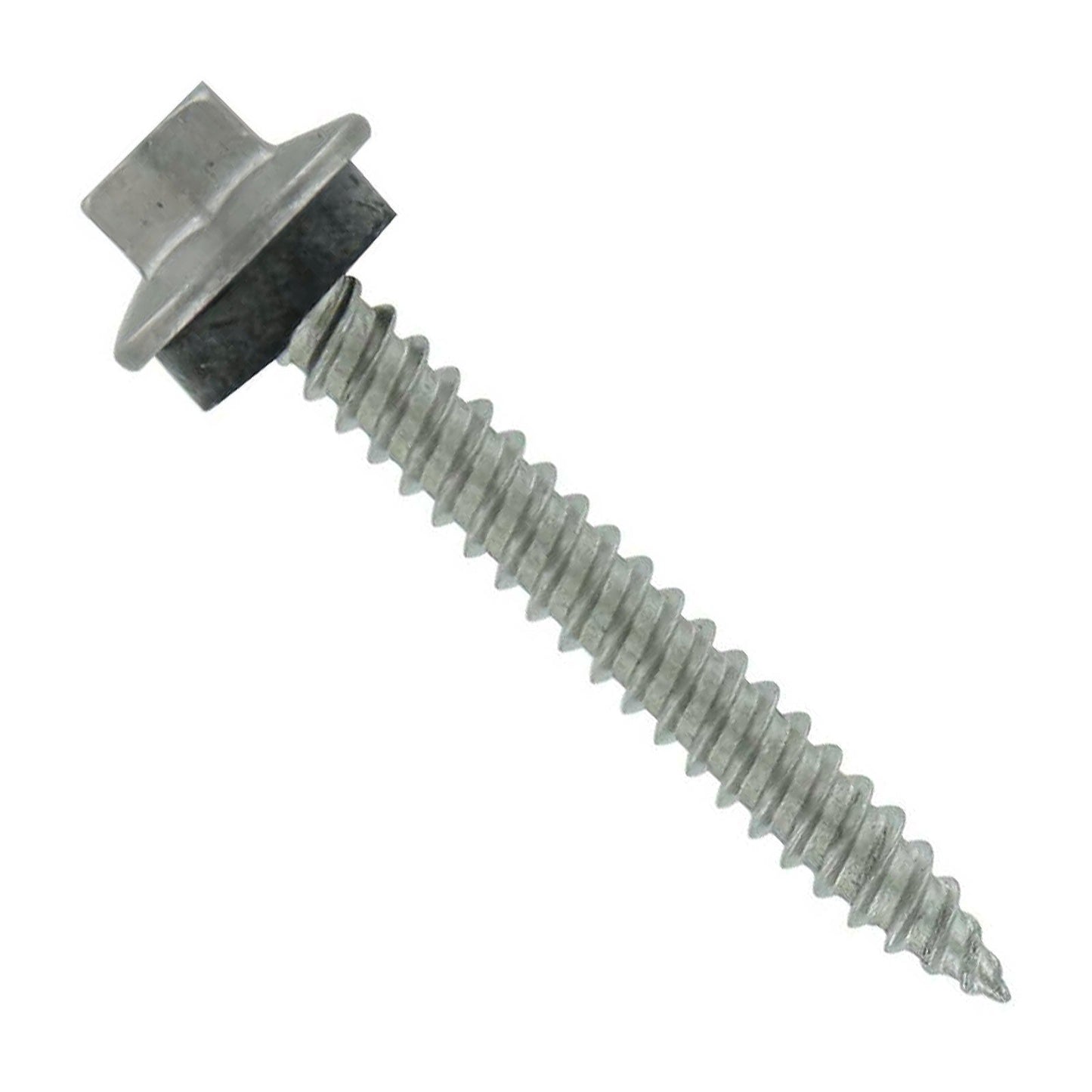 #10 x 1-1/2" SS Woodbinder Metal Roofing Screw - Ash Gray