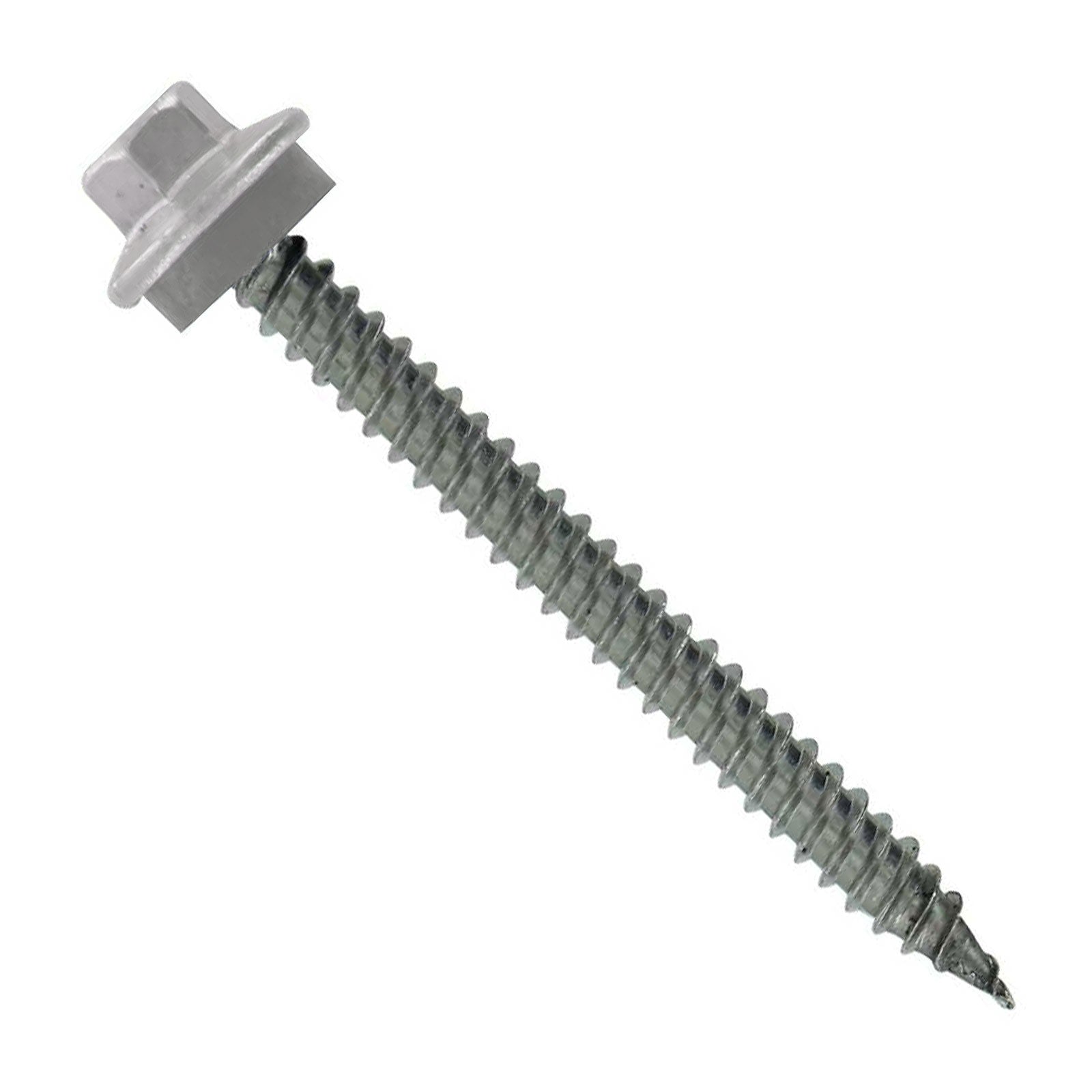 #10 x 2" SS Woodbinder Metal Roofing Screw - Alamo White