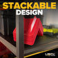 10-2/3" Cargo Corner Guard | 4-1/4" Slot For Strap | Red Plastic | 800-Pack (Pallet)