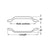 Hafele AEON Cabinet Handle - Matte Gold - 3-3/4