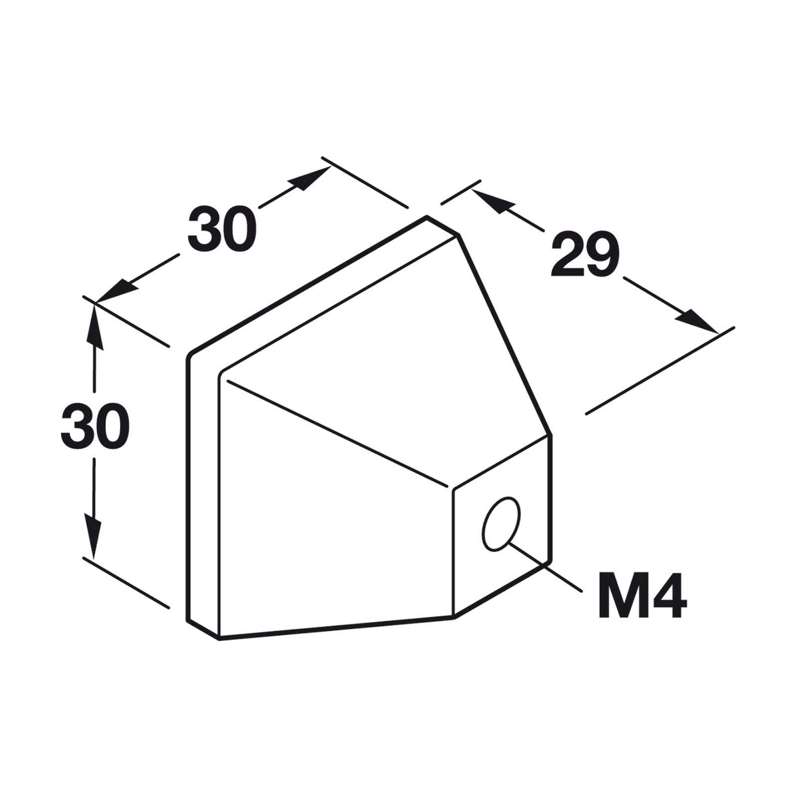 Hafele Elements Cabinet Knob - Illustration