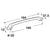 Hafele Elite TAG Hardware Transitional Collection Cabinet Handle - Illustration