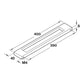 Hafele Resonance Cabinet Handle - Illustration