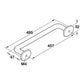 Hafele Arcadian Appliance Handle Illustration