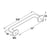 Hafele Arcadian Appliance Handle Illustration