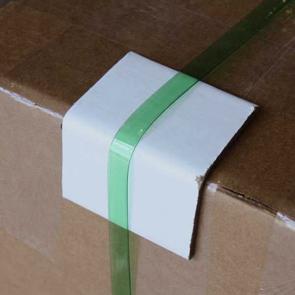 Medium-Duty Cardboard Strapping Protectors | .160" Thick, 2" x 2" x 3", 1,000-Pack