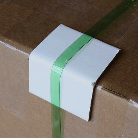 Medium-Duty Cardboard Strapping Protectors | .160" Thick, 2" x 2" x 3", 29,160-Pack (Pallet)