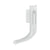 Hafele Passages L-Profile Inside Corner Trim - Glossy White