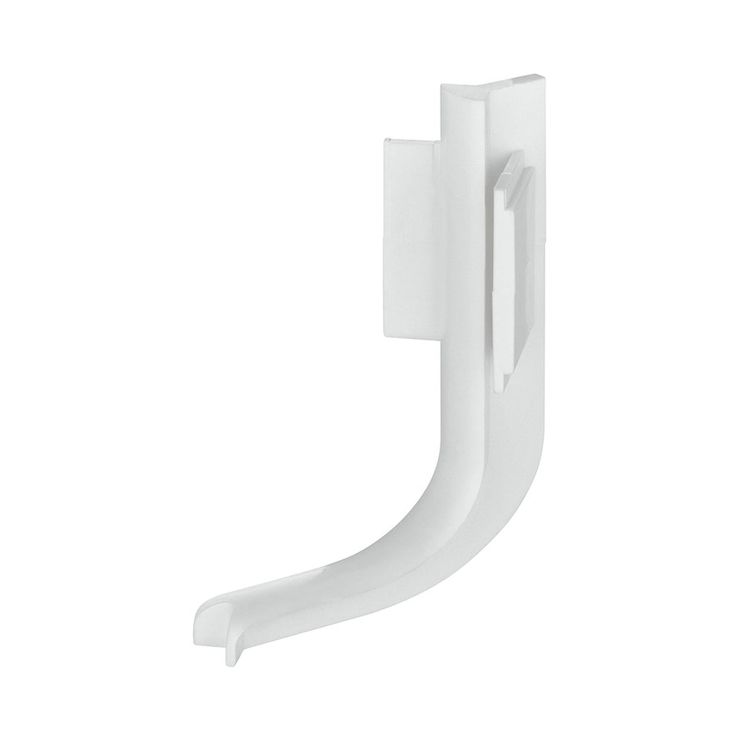 Hafele Passages L-Profile Inside Corner Trim - Glossy White