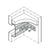 Hafele Angled Mounting Bracket  - Illustration