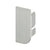 Hafele Passages L-Profile Right End Cap - Matte Aluminum