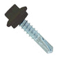 ST Fastening #12 X 1" Self-Drilling Maxx Steelbinder Metal Roofing Screw, Hex-Washer Head - Koko Brown, Qty. 250
