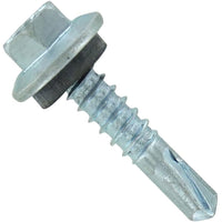 #12 X 1 inch Maxx Steelbinder Metal Roofing Screw Galvanized Pkg 250