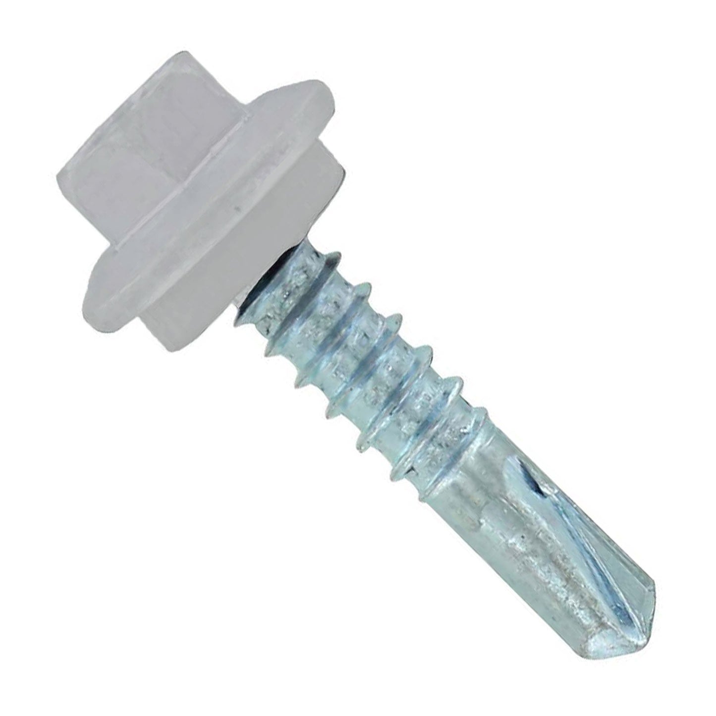 #12 X 1" Maxx Steelbinder Metal Roofing Screw - Alamo White, Pkg 250