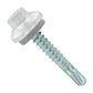 #12 x 1-1/4" ZXL Steelbinder Metal Roofing Screw - Polar White, Pkg 250