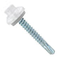 #12 x 1-1/2" ZXL Steelbinder Metal Roofing Screw - Alamo White, Pkg 250