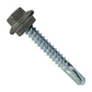 ST Fastening #12 X 1-1/2" Self-Drilling Maxx Steelbinder Metal Roofing Screw, Hex Washer Head - Burnished Slate, Qty. 250