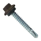 ST Fastening #12 X 1-1/2" Self-Drilling Maxx Steelbinder Metal Roofing Screw, Hex Washer Head - Koko Brown, Qty. 250