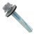 #12-24 x 1-1/4 HG Steelbinder Metal Roofing Screw Head Ash Gray, Pkg 250