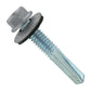 #12-24 x 1-1/4 HG Steelbinder Metal Roofing Screw Head Ash Gray, Pkg 250