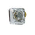 Hafele Amerock Glacio Cabinet Knob - Clear/Gold Champagne