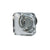 Hafele Amerock Glacio Cabinet Knob - Clear/Oil-Rubbed Bronze