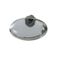 Hafele Amerock Glacio Cabinet Knob - Clear/Polished Nickel