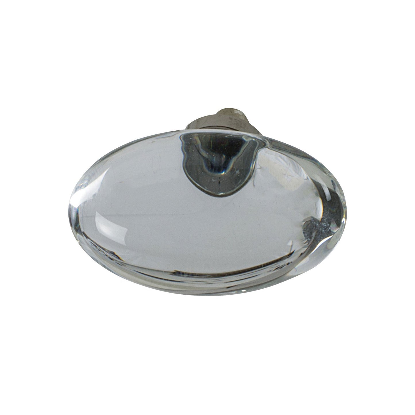 Hafele Amerock Glacio Cabinet Knob - Clear/Polished Nickel