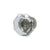 Hafele Amerock Traditional Classic Cabinet Knob - Clear/Polished Nickel