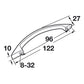 Hafele Amerock Allison Value Cabinet Handle Illustration