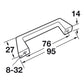 Hafele Amerock Backrock Cabinet Handle Illustration