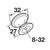 Hafele Amerock Allison Value Cabinet Knob Illustration
